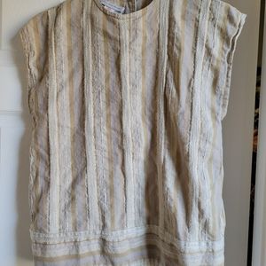 Vintage Evan Picone linen top, size 10